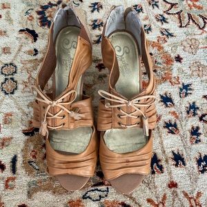 Seychelles Laced Leather Heels